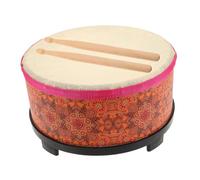 EPIGEIST Traditional Floor Tom Wooden Drum with Mallets Educational Percussion Instrument for Orff Music Learning and Fun Activities