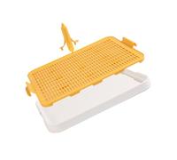 EPIGEIST Training Puppy Toilet Tray with Flat Plate Design for Household Dogs Leak-resistant Dog Litter Box Use Puppy Accessory for Developing Fixed Potty Habits Suitable for Indoor and