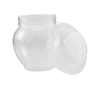 EPIGEIST Transparent Airtight Pickle Jar with Sealing Lid for Kitchen Storage Reusable Fermenting Container for Pickles Kimchi Dried Fruit Honey Compact Wide Mouth Household Preservation