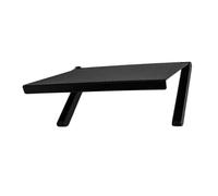 EPIGEIST Tv Screen Shelf Bracket Black Space-saving Monitor Storage Platform for Living Easy Installation Without Drilling Multi-use Screen Stand for Router Sound Bars and Game Consoles