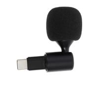 EPIGEIST Type C USB C Recording Microphone with Sponge Cover Plug and Play Versatile Mic for Phone Laptop Tablet Computer for Live Streaming Gaming Video Calls and Stage Performance