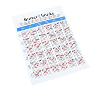 EPIGEIST Ukulele Guitar Chord Practice Chart for Beginners Wall Music Chords Poster with Fingering Guide Tear-resistant Paper for and Easy Display