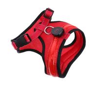 EPIGEIST Usb Rechargeable Led Dog Vest Red m Breathable Pet Dog Vest Night Glow for Evening Walks