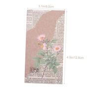 EPIGEIST Vintage Botanical Scrapbooking Sticker for DIY Crafts Self-Adhesive Floral Papers with Diverse Patterns for Hand Account Album Decoration Holiday Cards Origami and Packaging
