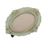 EPIGEIST Vintage Oval Photo Frame Rustic Retro Design with European-style Carvings Distressed Antique Finish for Wall Hanging Tabletop Display Elegant Home Decor to Showcase Family Memories