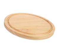 EPIGEIST Wooden Chopping Board Round Pine Cheese Board Multi Use Cutting and Serving Platter for Fruit Meat Bread Kitchen Dining Portable
