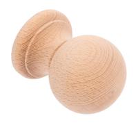 EPIGEIST Wooden Finials round Ball Decorative Furniture Tops Solid Wood | Oak Newel Post Caps, Roman Bridge Carving, Khaki Finish, Interior Decor for Commercial Spaces and Minimalist Style
