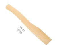EPIGEIST Wooden Handle Replacement Ergonomic Short Wood Grip with Round Wedges for Repair Gardening and Firewood Tools