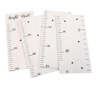 EPIGEIST Wooden Height Growth Chart Wall Ruler for Decor Unisex Measurement Chart with Adhesive Tape Easy to Install Clean Surfaces for Nursery Bedroom and Living