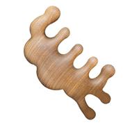 EPIGEIST Wooden Meridian Massage Comb and Fine Craftsmanship with Anti-static Design Stimulates Blood Circulation Wide Tooth Hair Comb for Effective for Scalp Care at Home and Travel