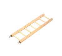 EPIGEIST Wooden Mini Ladder for Birds and Small Pets Climbing for Parrots Hamsters Squirrels Easy-clean Playground and Resting Platform for Caged Animals