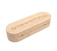 EPIGEIST Wooden Pregnancy Test Keepsake Box Announcement Case for Parents Versatile Storage for Cherished Memories Rustic Design Magnetic Closure