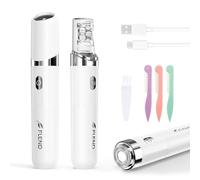 Epilator for Women, 2-in-1 Facial Hair Remover for Women with LED Light, 2 Replacement Heads USB Rechargeable Electric Hair Removal Device Painless Lady Shavers for Face, Lip, Chin, Leg, Arms