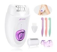 Epilator for Women, Facial Epilator for Women Hair Removal Face, Electric Shaver & Epilators, Face Epilators for Girls, 2 in 1 Lady Shaver Bikini Trimmer Razor with LED Light for Underarms Legs Arms