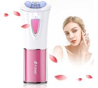 Epilator for Women, Smooth Glide Epilator, Facial Hair Remover, Electric Painless Epilators with LED Light, Hair Removal Device for Intimate Area, Face, Armpit, Leg