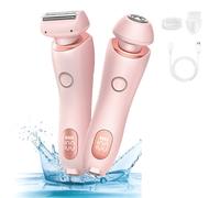 Epilator Painless Hair Removal Home 2 in 1 Electric Shaver Razors,A