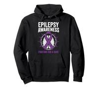 Epilepsy Awareness Fighting For A Cure Pullover Hoodie
