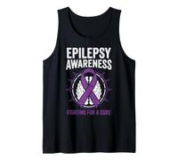 Epilepsy Awareness Fighting for A Cure Tank Top