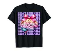 Epilepsy Awareness Girl Mom Purple Coquette I Don't Remember T-Shirt