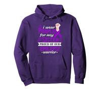 Epilepsy Awareness I Wear Purple For My Sister Pullover Hoodie