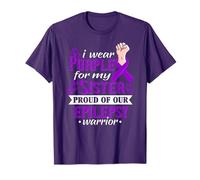Epilepsy Awareness I Wear Purple for My Sister T-Shirt