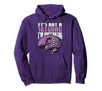 Epilepsy Awareness It's Not A Seizure I'm Buffering Purple Pullover Hoodie