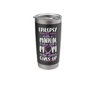 Epilepsy Awareness Mom Doesn't Come with A Manual Ribbon Stainless Steel Insulated Tumbler