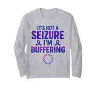 Epilepsy Awareness Month Support for Men Women Kids Quote Long Sleeve T-Shirt