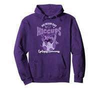 Epilepsy Awareness My Brain Has Hiccups Purple Dinosaur Pullover Hoodie