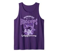 Epilepsy Awareness My Brain Has Hiccups Purple Dinosaur Tank Top
