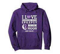 Epilepsy Awareness/Wear Purple Love/Support Epileptic Pullover Hoodie