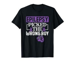 Epilepsy Chosen the Wrong Boys Purple Tape Epilepsy T-Shirt