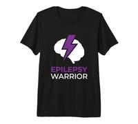 Epilepsy Warrior Seizure Awareness Advocate Fighter Premium T-Shirt