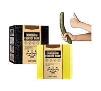 Epimedium Essence Soap, Men Care Bar Soap for Men, Handmade Soft And Dense Foam, Long-Lasting (1pcs)