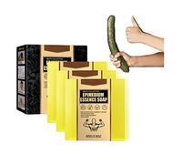 Epimedium Essence Soap, Men Care Bar Soap for Men, Handmade Soft And Dense Foam, Long-Lasting (3pcs)