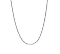Epinki 18 Inch Chain for Girls 1MM, Stainless Steel Silver Snake Chain Fashion Necklace Accessories