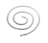 Epinki 22 Inch Necklaces Chains 3MM, Stainless Steel Silver Snake Chain Necklace for Men Boys
