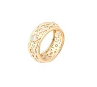 Epinki Man Ring Wedding 9K Gold Vintage Hollow with Moissanite Rings Jewellery Engagement Promise Size R 1/2