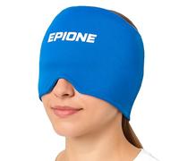Epione Migraine Relief Cap - Boston Tech Epione 360° Cooling Gel Pack for Headache, Migraine and Sinus Pain, Reusable Cold & Hot Therapy Ice Pack with Compression Cover for Instant Relief.