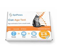 EpiPaws Cat Age Test - At-Home DNA Methylation Test to Estimate Your Cat’s Age, Mouth Swab Kit for Rescue & Shelter Cats, Includes Estimated Birthday, Life Stage & Health Insights