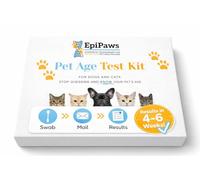 EpiPaws Pet Age Test for Dogs & Cats - Includes Wellness Insights for Your Pet’s Life Stage - At Home Epigenetic Biomarker Testing Kit, Great for Rescued Pets