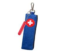 Epipen Medical Carrying Case, Shock Absorbing Travel Medication Organizer, Emergency Medical Bag for 1 EpiPens, Asthma Inhaler, Auvi-Q, Allergy Supplies (Blue)