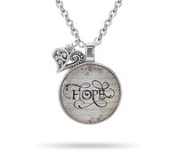 epiphaneia Christian Gifts for Women Hope Pendant Necklace with Heart. Christians Jewelry for Women Religious Bible Necklaces for Woman of Faith. Gift for Mom on Mother's Day, Christmas, Birthday.