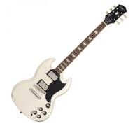 Epiphone 1961 Les Paul SG Standard Aged Classic White Electric Guitar with Case
