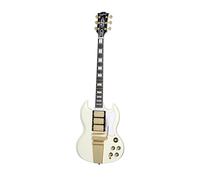 Epiphone 1963 Les Paul SG Custom with Maestro Vibrola Classic White - Single Cut Electric Guitar