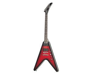 Epiphone Dave Mustaine Prophecy Flying V Aged Dark Red Burst - Single Cut Electric Guitar
