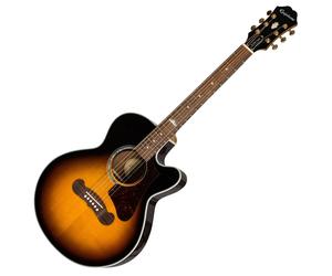 Epiphone J-200 EC Studio Parlor (EJ-200 Coupe) Vintage Sunburst