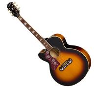 Epiphone J-200 Studio EC Left Handed Vintage Sunburst