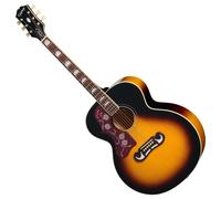 Epiphone J-200 Studio Left Handed Vintage Sunburst