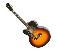 Epiphone J-200 EC Studio LH Vintage Sunburst Left-Handed Electro-Acoustic Guitar